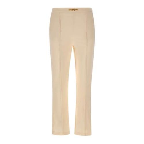 Beige Broek Elisabetta Franchi , Beige , Dames