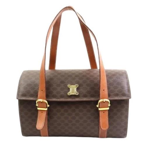 Pre-owned Canvas celine-bags Celine Vintage , Brown , Dames