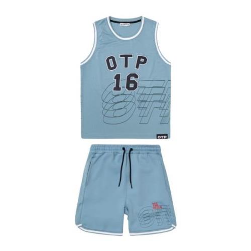 Blauw Basketbal Zomer Set Heren Off The Pitch , Blue , Heren