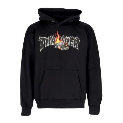 Zwarte Cop Car Hoodie Thrasher , Black , Heren