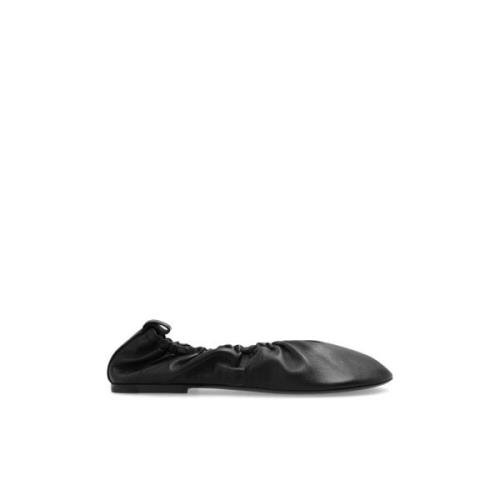 Leren Ballerina's Jil Sander , Black , Dames