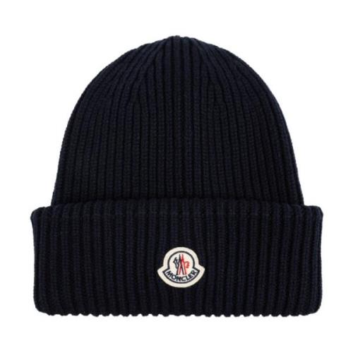 Wollen muts Moncler , Blue , Heren