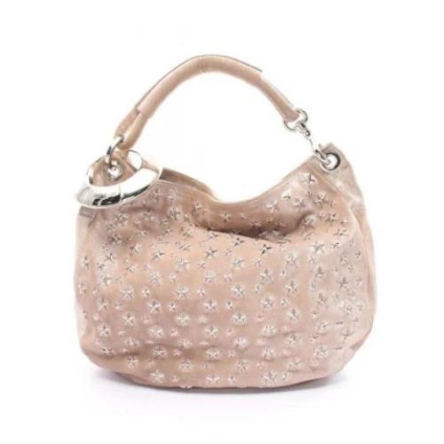 Pre-owned Suede shoulder-bags Jimmy Choo Pre-owned , Pink , Dames