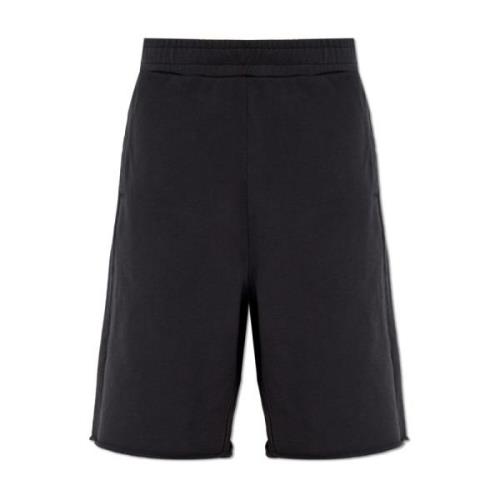 Shorts met trekkoord 44 Label Group , Black , Heren