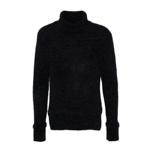 Blauwe Chenille Roll Neck Sweater Givenchy , Blue , Heren