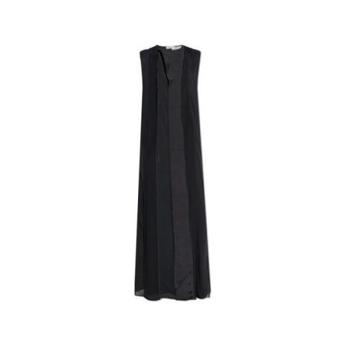 Dubbelgelaagde jurk Jil Sander , Black , Dames