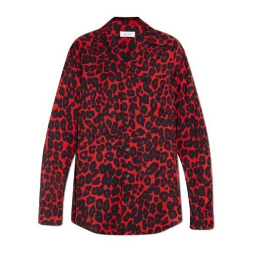 Shirt met dierenmotief Alexander McQueen , Red , Heren