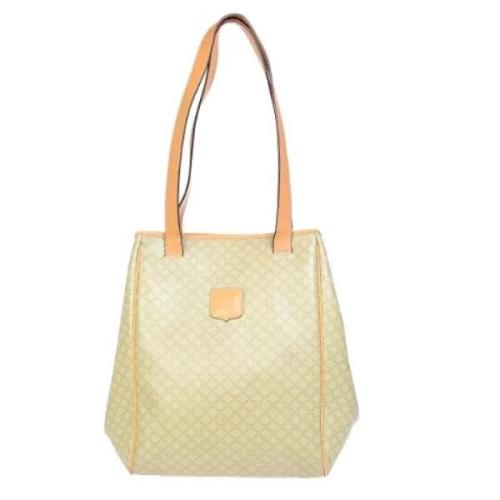 Pre-owned Canvas celine-bags Celine Vintage , Beige , Dames