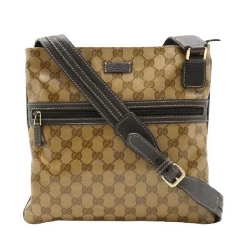 Pre-owned Canvas gucci-bags Gucci Vintage , Brown , Dames