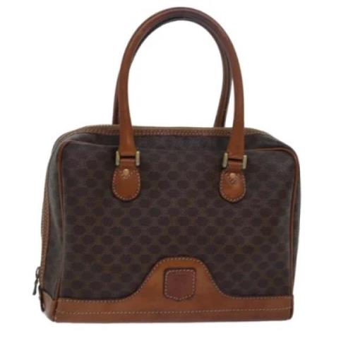 Pre-owned Canvas handbags Celine Vintage , Brown , Dames