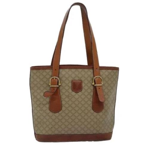 Pre-owned Canvas totes Celine Vintage , Beige , Dames