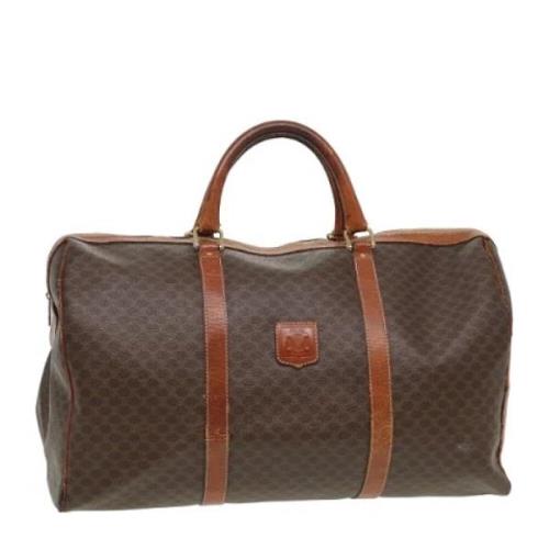 Pre-owned Leather travel-bags Celine Vintage , Brown , Dames