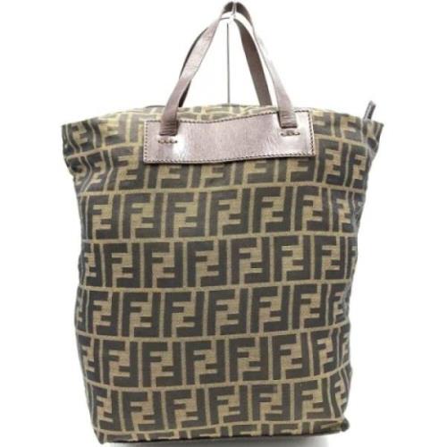 Pre-owned Canvas totes Fendi Vintage , Brown , Dames