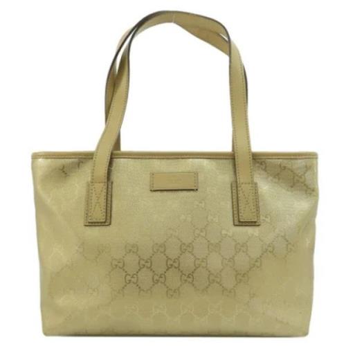 Pre-owned Leather gucci-bags Gucci Vintage , Yellow , Dames