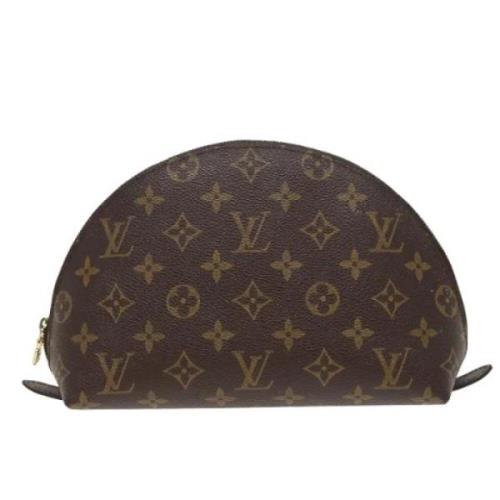 Pre-owned Canvas clutches Louis Vuitton Vintage , Brown , Dames