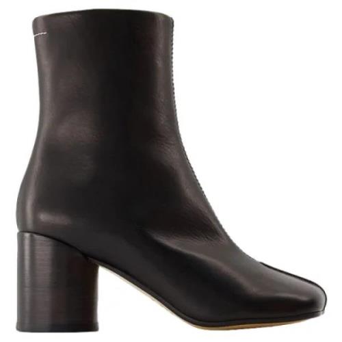 Leather boots Maison Margiela , Black , Dames