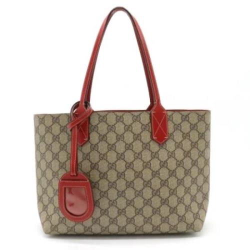 Pre-owned Canvas gucci-bags Gucci Vintage , Beige , Dames