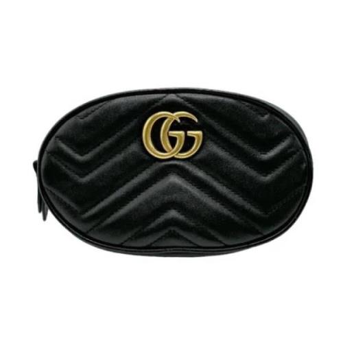 Pre-owned Leather gucci-bags Gucci Vintage , Black , Dames