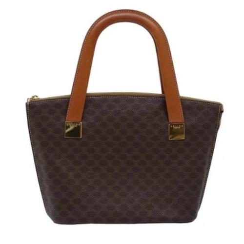 Pre-owned Canvas celine-bags Celine Vintage , Brown , Dames