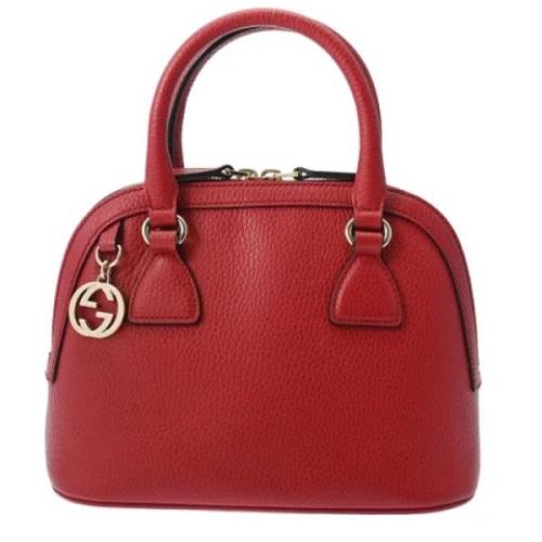 Pre-owned Leather gucci-bags Gucci Vintage , Red , Dames