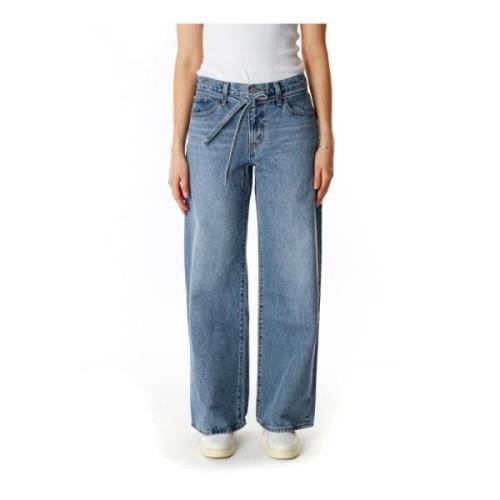 Baggy Straight Fit Jeans Levi's , Blue , Dames