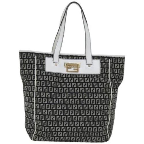 Pre-owned Canvas totes Fendi Vintage , Black , Dames