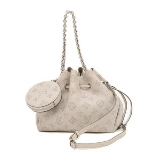 Pre-owned Leather louis-vuitton-bags Louis Vuitton Vintage , Beige , D...