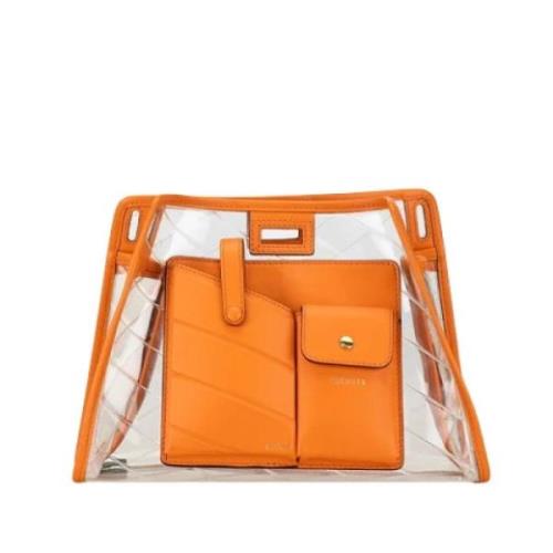 Pre-owned Vinyl fendi-bags Fendi Vintage , Orange , Dames