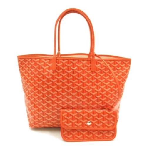 Pre-owned Plastic totes Goyard Vintage , Orange , Dames