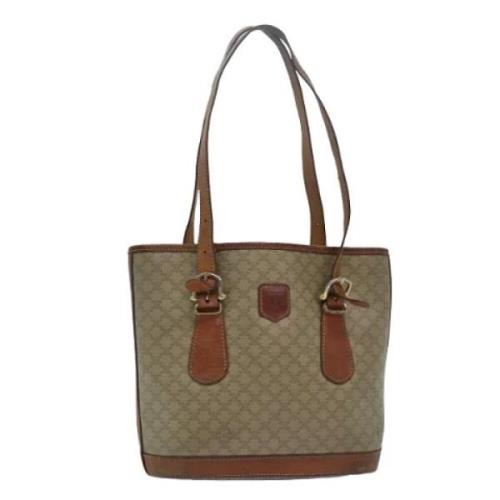 Pre-owned Canvas celine-bags Celine Vintage , Beige , Dames