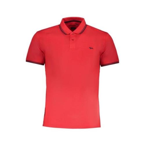 Rood Katoenen Polo Shirt Slim Fit Harmont & Blaine , Red , Heren