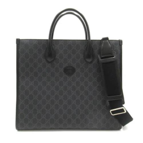 Pre-owned Plastic totes Gucci Vintage , Black , Dames