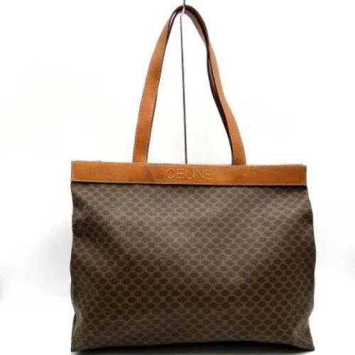 Pre-owned Canvas totes Celine Vintage , Brown , Dames