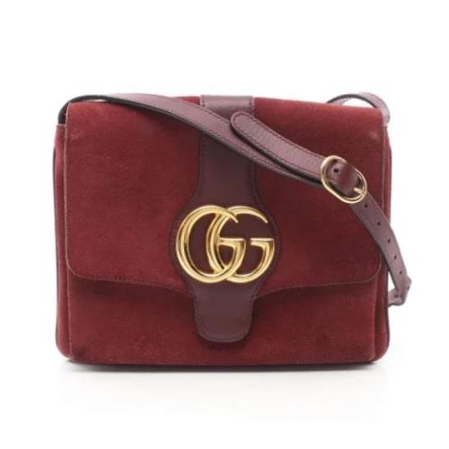 Pre-owned Leather shoulder-bags Gucci Vintage , Red , Dames