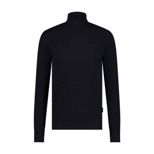 Effen Pullover Col State of Art , Blue , Heren