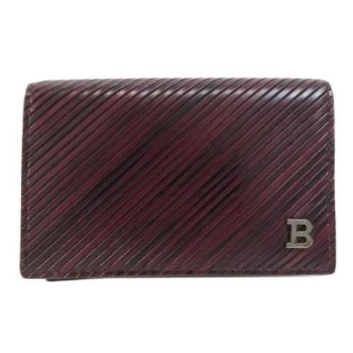 Pre-owned Leather wallets Bally Pre-owned , Red , Dames