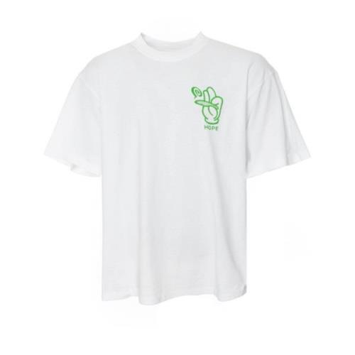 Hope Provider T-Shirt Grafische Print Edwin , White , Heren