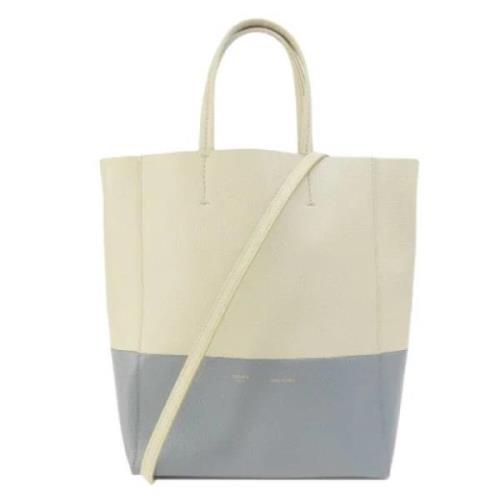 Pre-owned Leather totes Celine Vintage , Blue , Dames