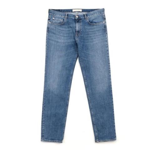 Slim-Fit 5 Pocket Jeans Jeanerica , Blue , Heren