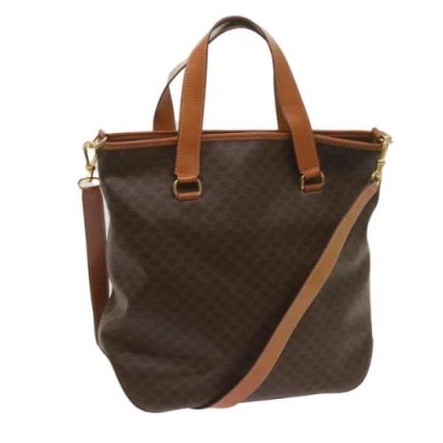 Pre-owned Leather totes Celine Vintage , Brown , Dames