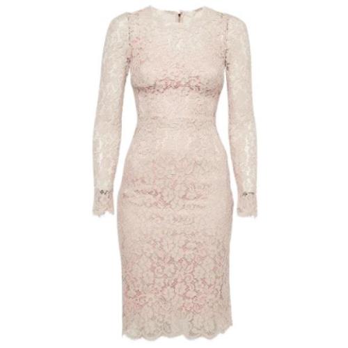 Pre-owned Lace dresses Dolce & Gabbana Pre-owned , Pink , Dames