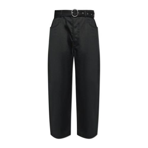 Wijde jeans Jil Sander , Black , Heren