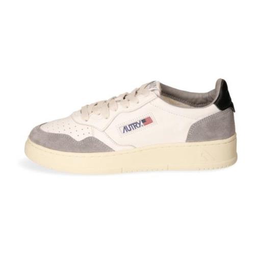 Leren Low-Top Sneaker met Iconisch Logo Autry , White , Heren