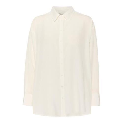 Snow White Tullamw Shirt Bluser My Essential Wardrobe , White , Dames