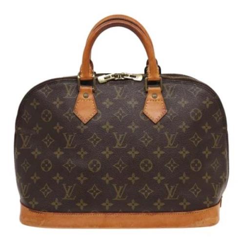 Pre-owned Canvas handbags Louis Vuitton Vintage , Brown , Dames