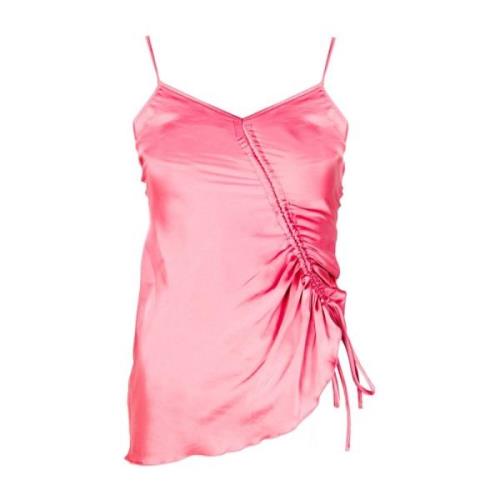 Elegante V-Hals Jurk Liu Jo , Pink , Dames