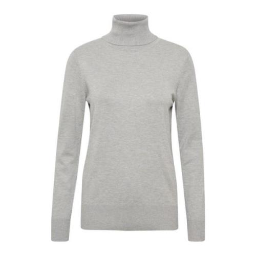 Parel Grijs Rollneck Sweater Saint Tropez , Gray , Dames