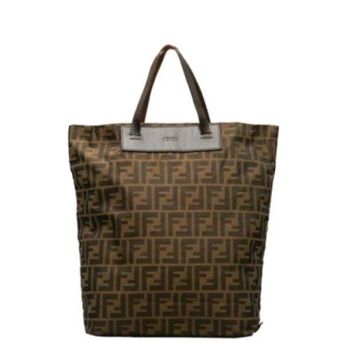 Pre-owned Canvas totes Fendi Vintage , Brown , Dames