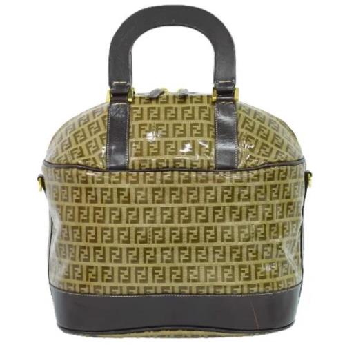 Pre-owned Canvas fendi-bags Fendi Vintage , Brown , Dames