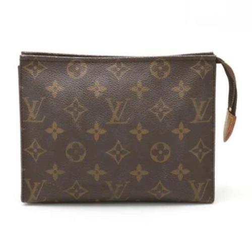 Pre-owned Canvas pouches Louis Vuitton Vintage , Brown , Dames